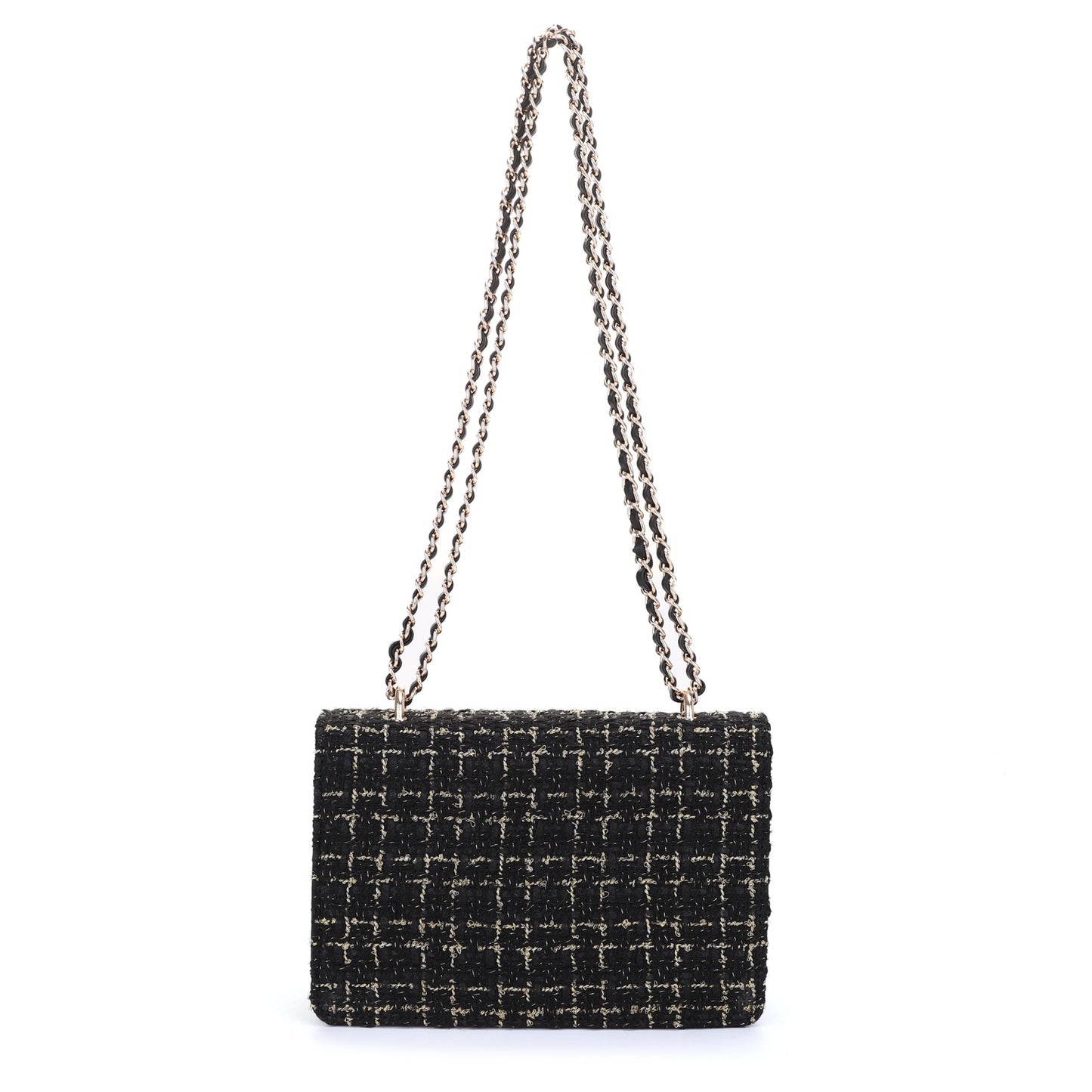 Tweed Chain Shoulder Bag