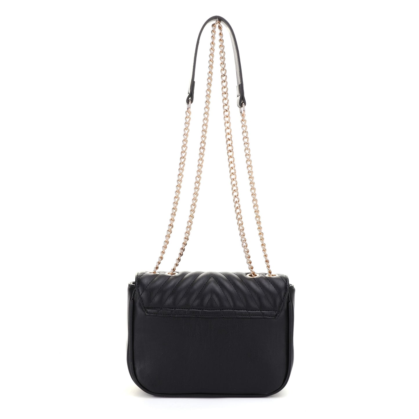 V Quilted Clutch/Chain Shoulder Bag