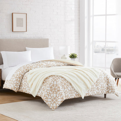 1pc Geo Printed Comforter