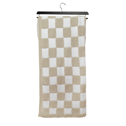 FEATHER KNIT JACQUARD THROW, 50”X60”