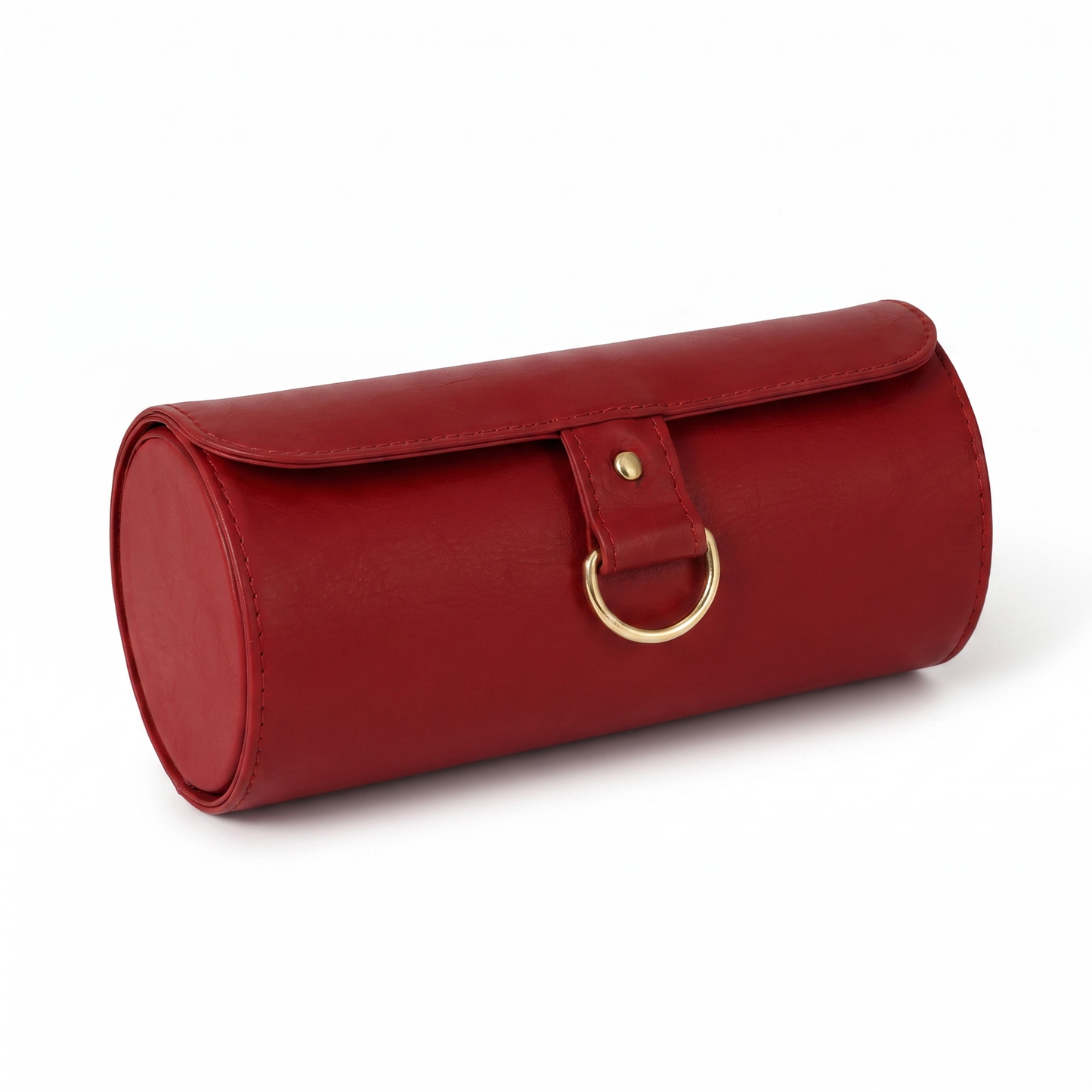 Jewelry Roll-Up Travel Case - Red