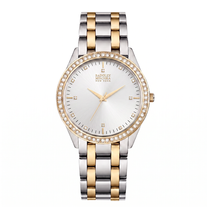 Luxe Legacy 2-Tone Watch Collection - Silver White