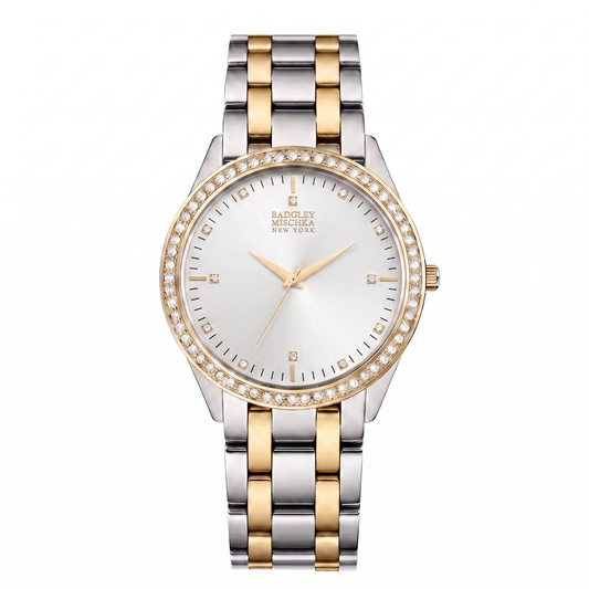 Luxe Legacy 2-Tone Watch Collection - Silver White