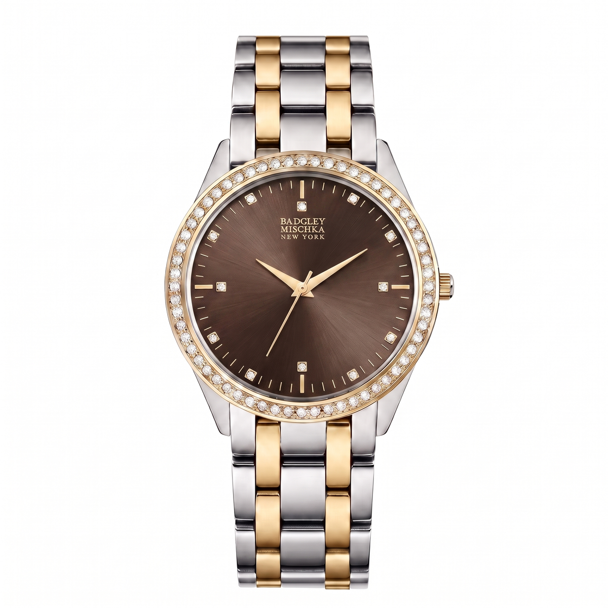 Luxe Legacy 2-Tone Watch Collection - Silver Dark Brown
