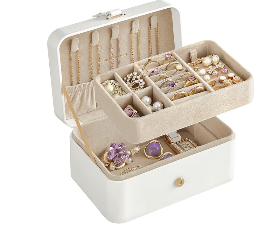 BMNY Jewelry Box with Pull Out Shelf